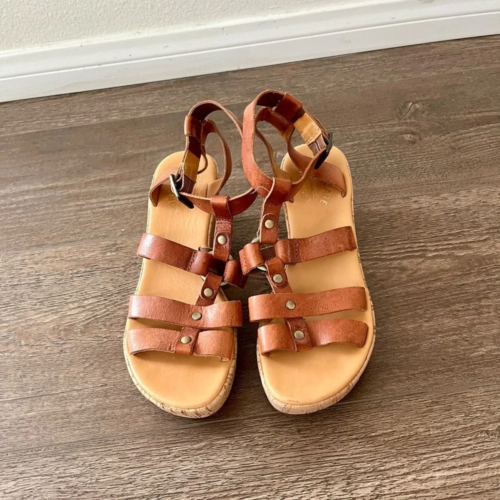 Brown Strappy Sandals